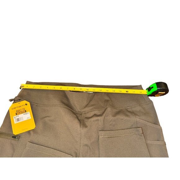 Carhartt Womens Fitted Utility Pants XL Tall Nylon & Spandex - Picture 3 of 11